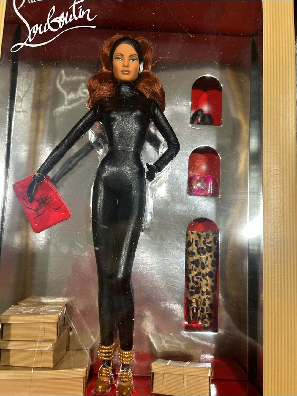 Limited Edition Christian Louboutin Barbie w/Collector Book: “Barbie & C.L.”